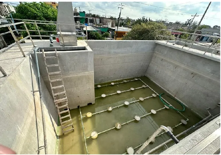 PTAR Chetumal — tanque de aireación