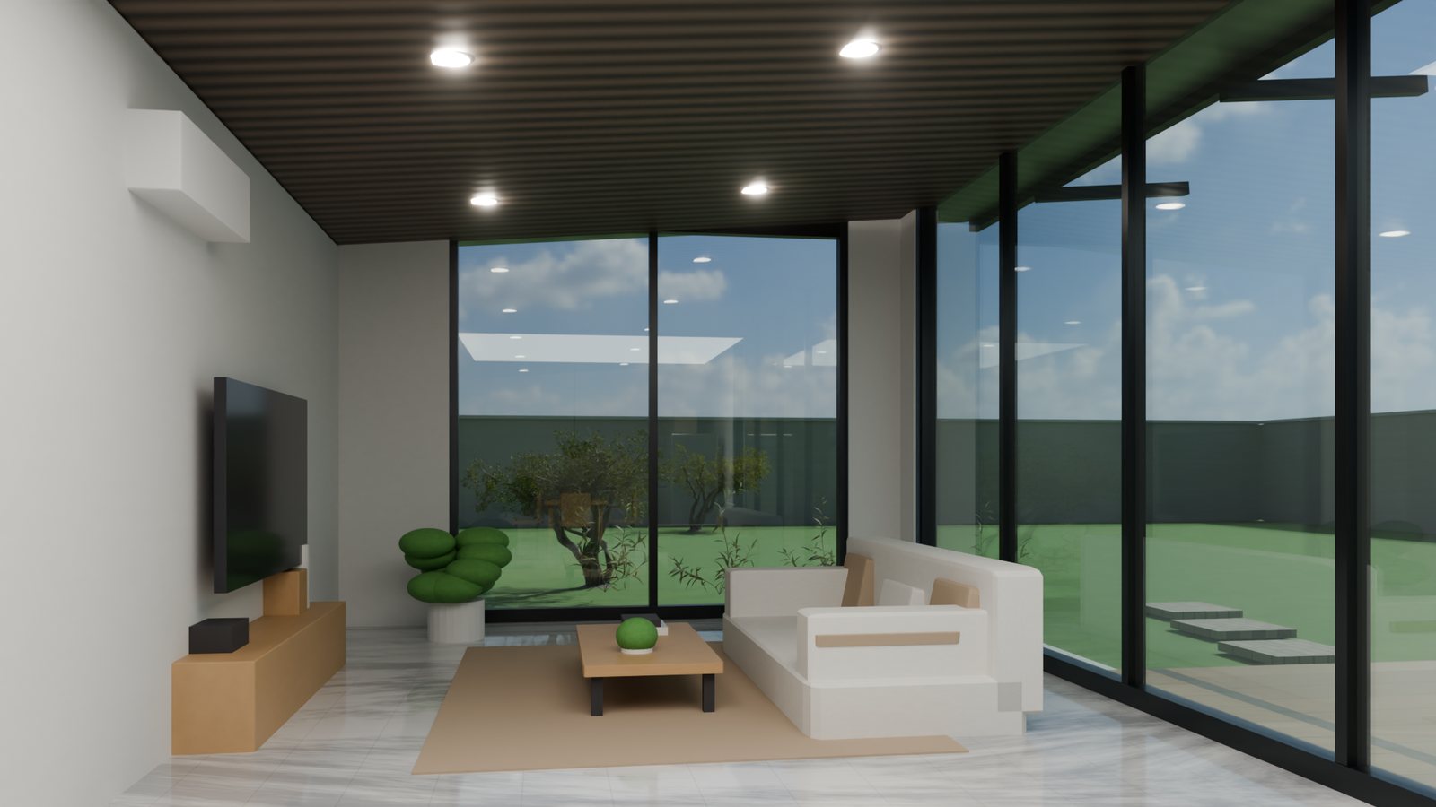Modelo 3R, interior