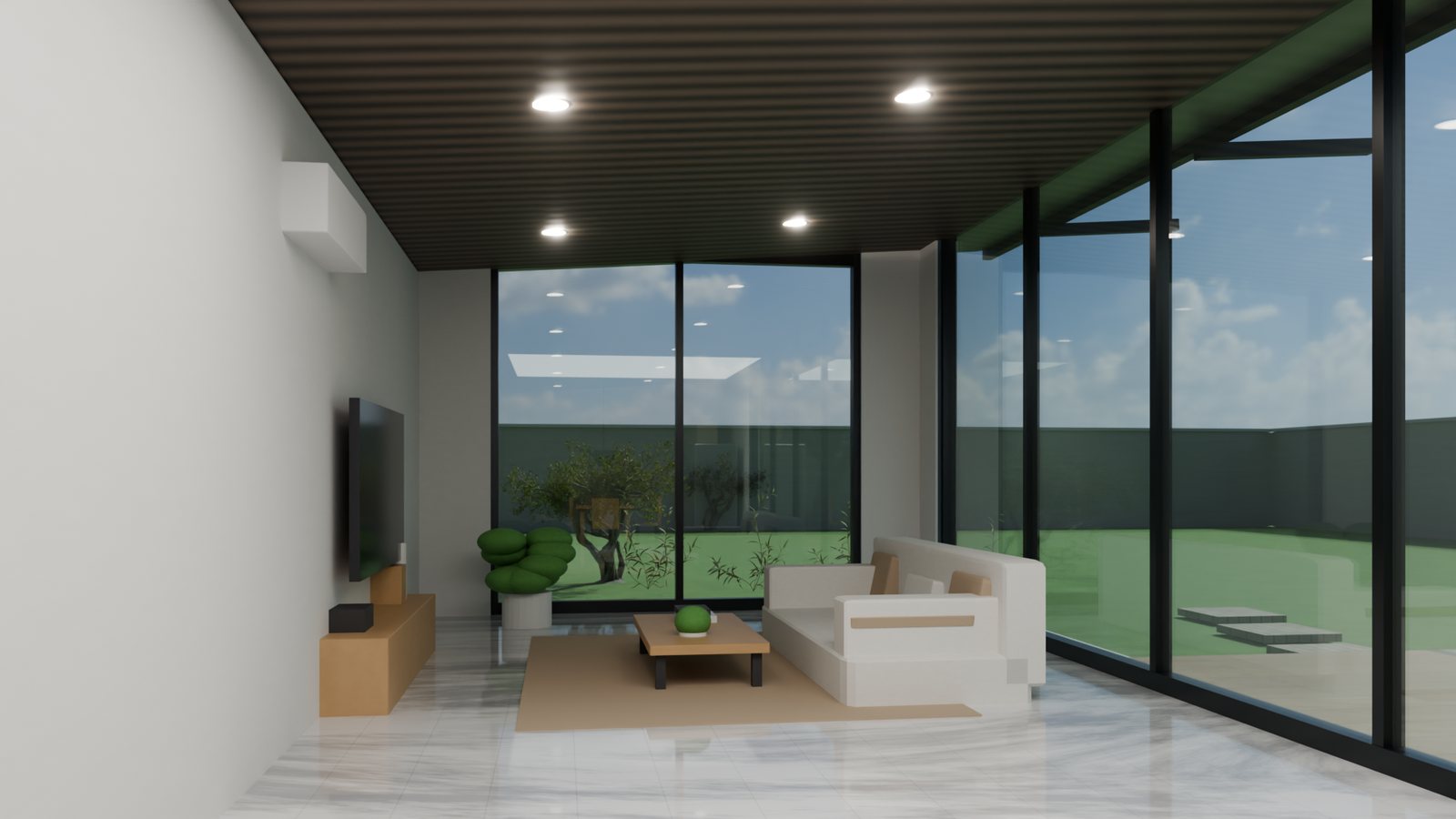 Modelo 4R, interior